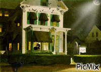 HOPPER PARODIE HALLOWEEN Animated GIF