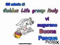pasqua 19 golden life - Бесплатный анимированный гифка