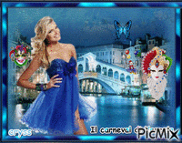 il carnevale di venezia - GIF animé gratuit
