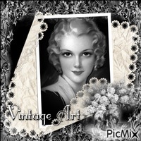 Portrait vintage - gratis png
