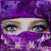Purple Women анимиран GIF