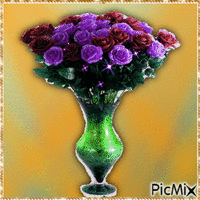 Concours : Bouquet de roses - GIF animé gratuit