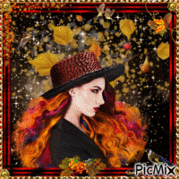 Femme d'Automne Animated GIF