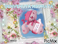 BENVENUTA NEONATA animēts GIF