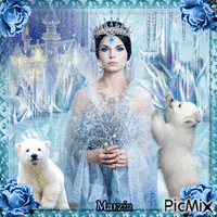 Reine d'hiver - Ingyenes animált GIF