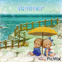 Sommer, été, summer GIF animé