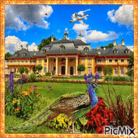 Schlösser und Burgen... Schloss Pillnitz - GIF animasi gratis