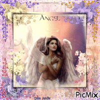 Ange Mélahel (nées entre 12-16 juillet) animirani GIF