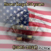 9/11 20 years tribute animovaný GIF