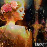 Богиня Огня - Ilmainen animoitu GIF