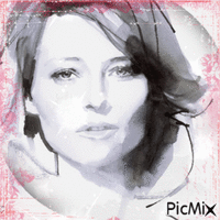 Jodie Foster By Marc-Antoine Coulon - GIF animasi gratis