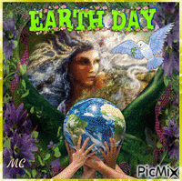 Celebrate Earth Day - GIF animado grátis