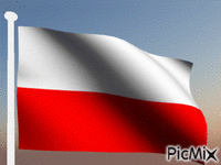 Dzień Flagi Rzeczypospolitej Polskiej - GIF animado grátis