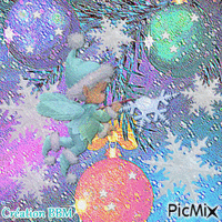 Ange de Noël par BBM GIF animé