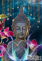 Buddha Heart - GIF animé gratuit