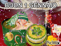 BUON 1 GENNAIO animēts GIF