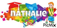 Logo Nathalie GIF animasi