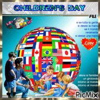 CHILDREN''S DAY geanimeerde GIF