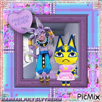 {♥}Ankha & Beerus in Pastel Colours{♥}