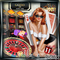 Casino-Roulette - GIF animate gratis