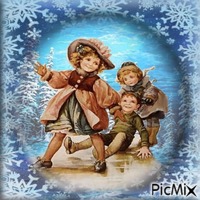 Joie de Noël - Tons bleus et marrons. - nemokama png