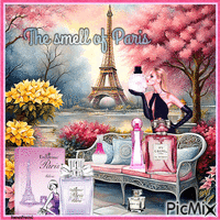 Paris perfume animovaný GIF