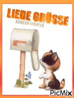 Liebe Grüsse animált GIF
