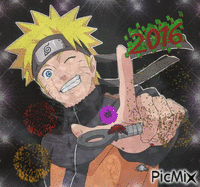 Naruto - Bonne Année bis - Besplatni animirani GIF