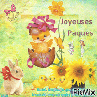 Joyeuses Pâques - Δωρεάν κινούμενο GIF