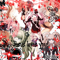 junko and jesus love you アニメーションGIF