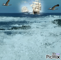 ზღვა - Ingyenes animált GIF