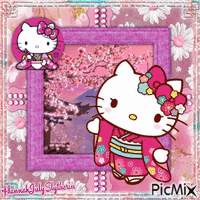 #♥#Hello Kitty Japanese Style#♥# animovaný GIF