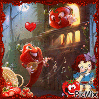 Amor de tomate - Bezmaksas animēts GIF