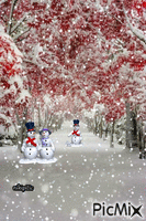Snowman - Nemokamas animacinis gif