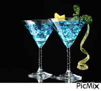 cocktail - GIF animado grátis