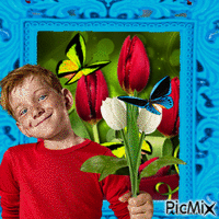 Tulipani - Bezmaksas animēts GIF