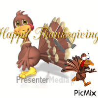Happy Thanksgiving geanimeerde GIF