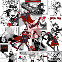 Ruby Rose RWBY manga panel - GIF animé gratuit