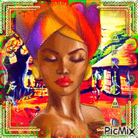 Africa Girl - 無料のアニメーション GIF