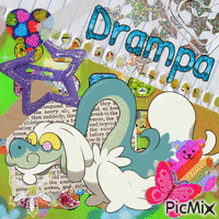 Drampa and Stickers - GIF animé gratuit