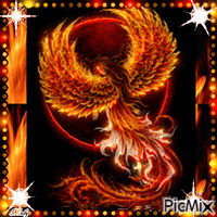 Phoenix - Bezmaksas animēts GIF