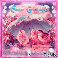 Easter Greetings! アニメーションGIF