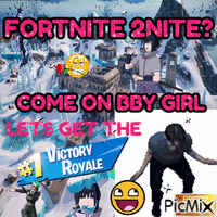 lets play fortnite Animiertes GIF
