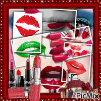 Rouge à lèvres - GIF animé gratuit