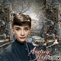 Audrey Hepburn en Hiver