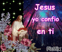 Jesus Yo confio en ti animovaný GIF
