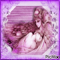 ange on violet - 免费动画 GIF