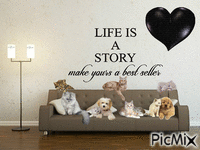 life is a story animovaný GIF