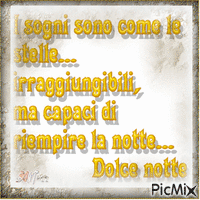 Frase di notte - Free animated GIF