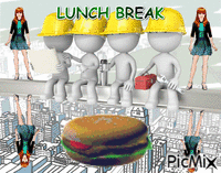 LUNCH BREAK - Безплатен анимиран GIF